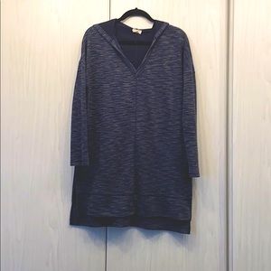 Split Sides Hooded Tunic